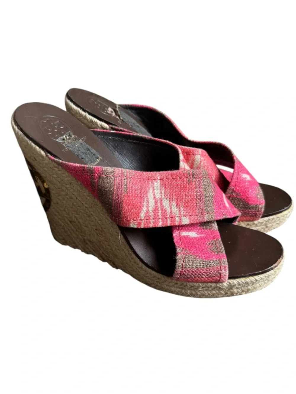 Tory Burch Kristen espadrille wedge sandal size 8